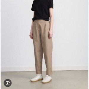 Frank And Oak AMELIA Balloon for Ankle length High rise Tan Pants